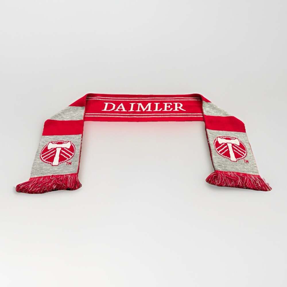 Ruffneck Unisex Red Gray Portland Timbers MLS Daimler Truck Soccer Scarf 64x7